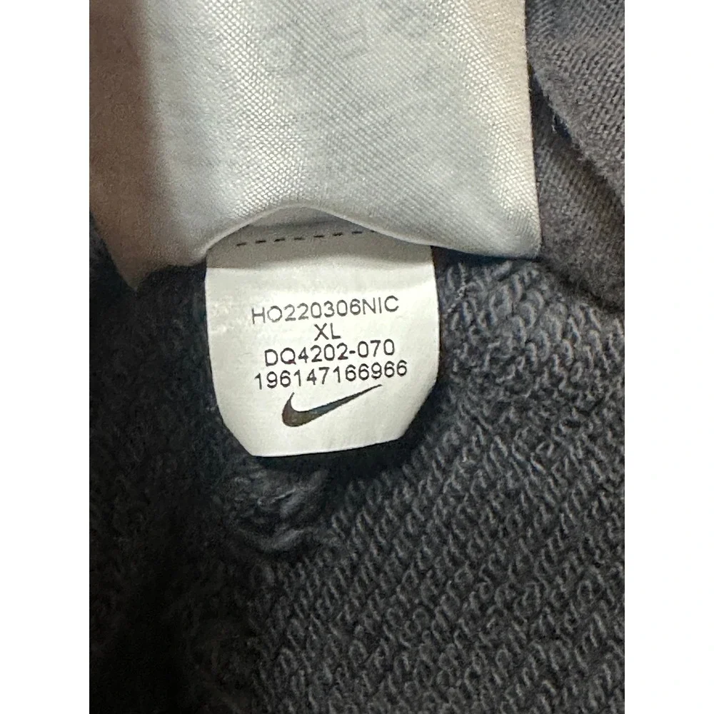 Nike Air Mens French Terry Sweatpants Dark Grey Joggers Sz XL (DQ4202-070)
